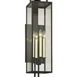 Beckham 4 Light 8 Inch Forged Iron Wall Sconce Wall Light